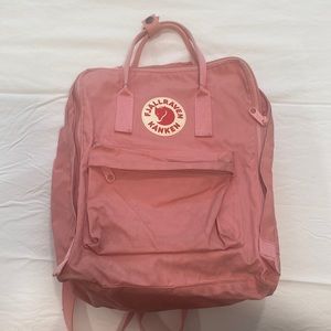 Pink Fjallraven Kanken Backpack Full Size